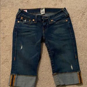 True Religion Knee Length Shorts